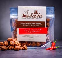 3× Luxusní, lehce pikantní popcorn Joe & Seph's s příchutí chilli, čokolády a karamelu 32 g