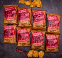 8× Brambůrky Brown Bag Crisps - uzené chilli 40 g