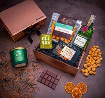 Giftboxeo dárkový box (rose gold) - Gin & Tonic