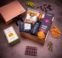 Giftboxeo dárkový box (rose gold) - Pro vinařku, červené víno