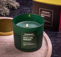 Luxusní vonná svíčka s prémiovou vůní - Cedar & Pine 200 g