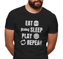 Pánské tričko s potiskem "Eat, sleep, play Volleyball"