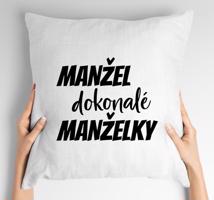 Polštář s potiskem Manžel dokonalé manželky