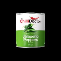 The Chilli Doctor Celé zelené Jalapeño papričky v nálevu 2.85 kg - Indie