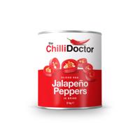 The Chilli Doctor Krájené červené Jalapeño papričky v nálevu 3 kg - Egypt